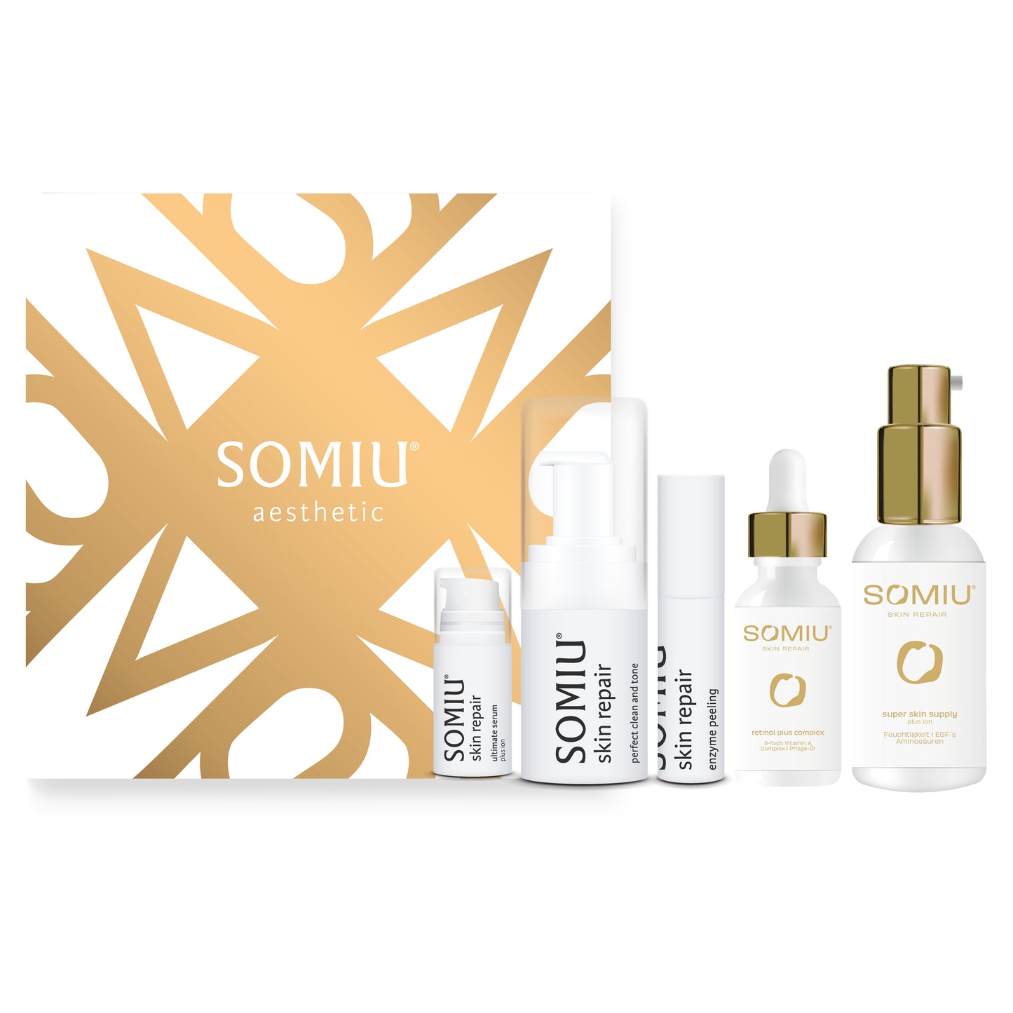 Luxuriöses Anti-Aging-Pflegeset für strahlende Haut