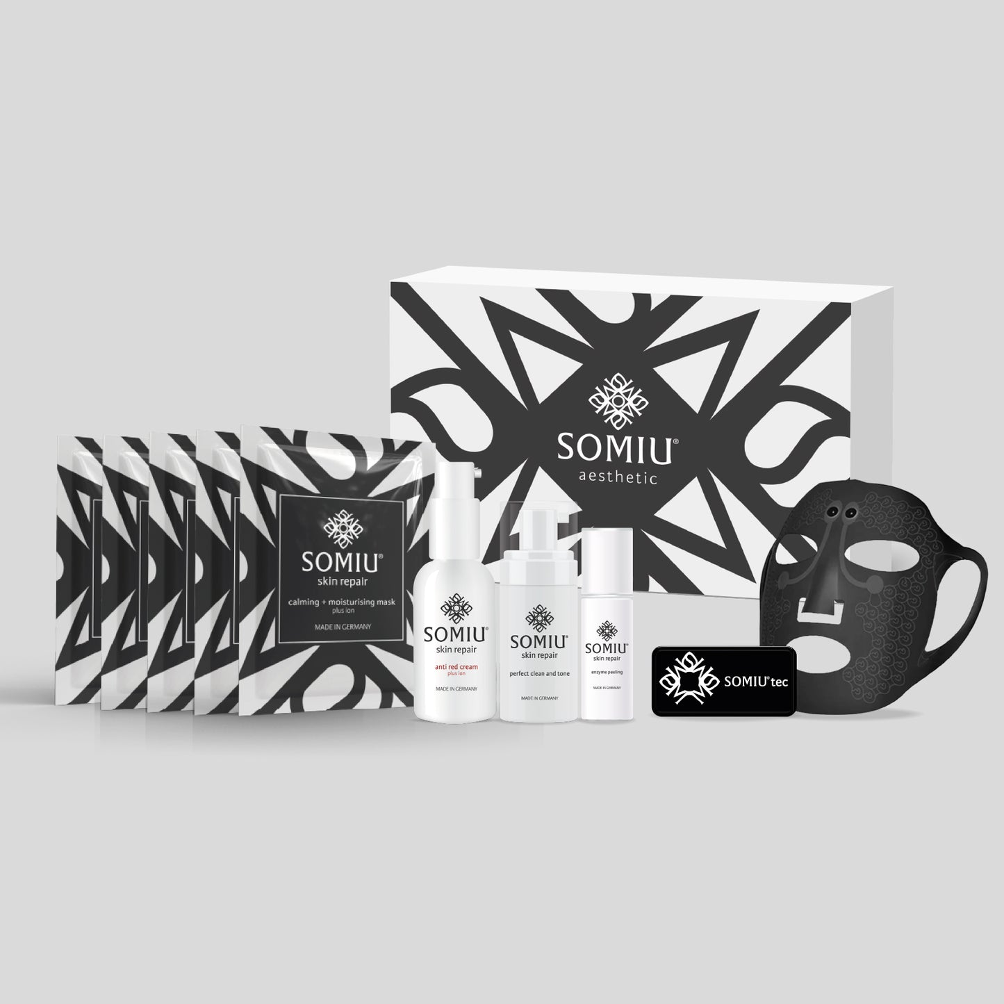 Beauty set technology + active ingredient care for sensitive and reddened skin